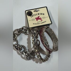 Idyllwind Silver and Pink Bracelet Trio